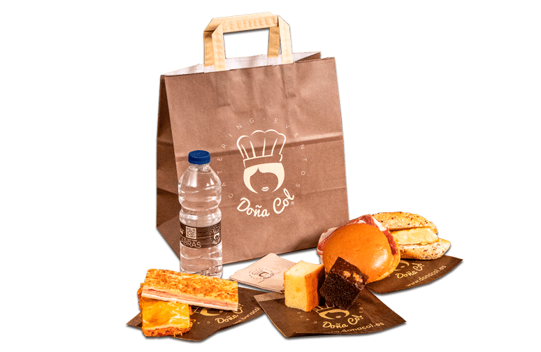 Catering en Bolsas Picnic. Doña Col Catering. Madrid y Zaragoza.