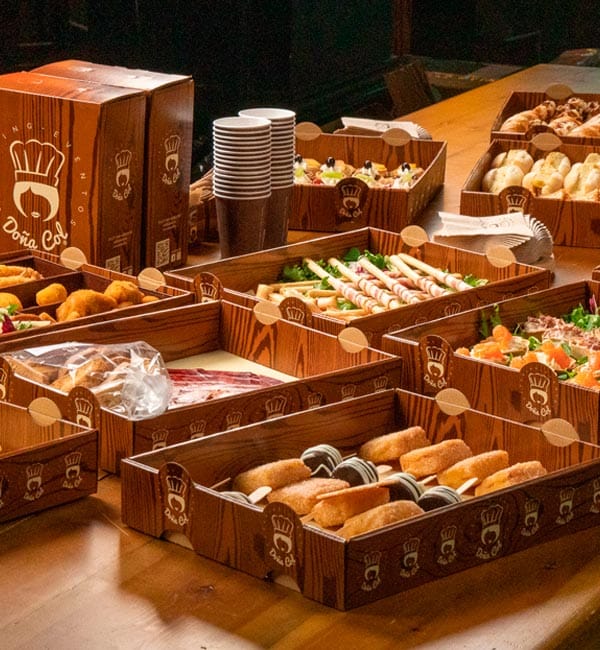 Catering Lunch en Madrid y Zaragoza. Doña Col Catering.