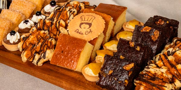 Catering con Montaje de Coffee Break Elegante en Madrid. Doña Col Catering.