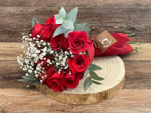 Desayunos a domicilio Zaragoza Detalle Floral 12 Rosas Catering Doña Col