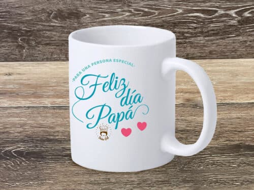 Taza para cumpleaños de Papá o Día del Padre. Doña Col. Complementos