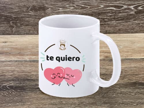 Taza 'Te quiero'. Doña Col. Complementos